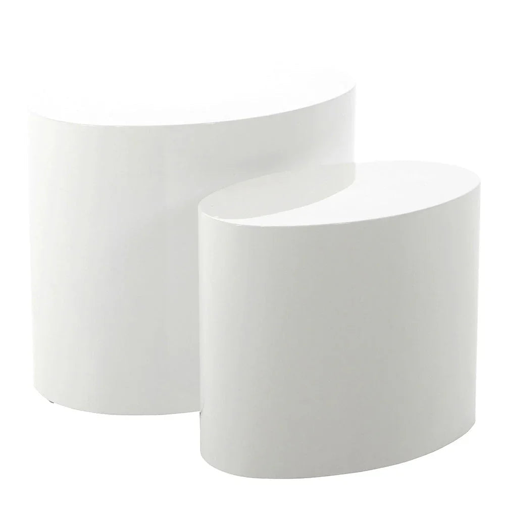 Mice Oval Coffee Table Set - Multiple Colours House Of Avana [[SKU:HOA-COF-406]]