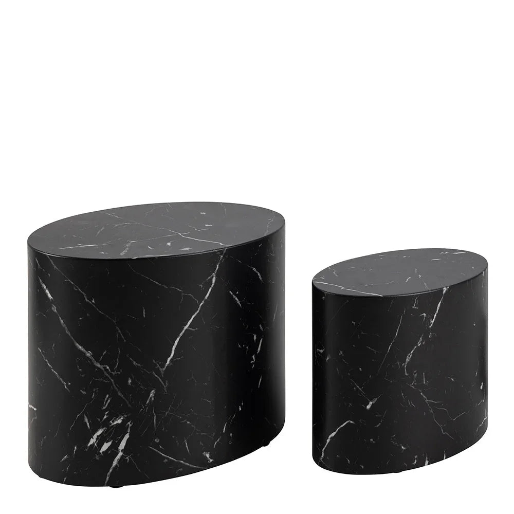 Mice Oval Coffee Table Set - Multiple Colours House Of Avana [[SKU:HOA-COF-406]]