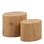 Mice Oval Coffee Table Set - Multiple Colours House Of Avana [[SKU:HOA-COF-406]]