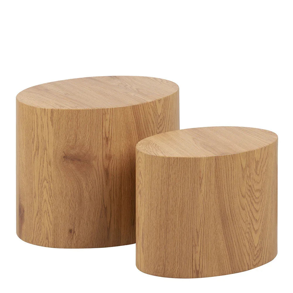 Mice Oval Coffee Table Set - Multiple Colours House Of Avana [[SKU:HOA-COF-406]]