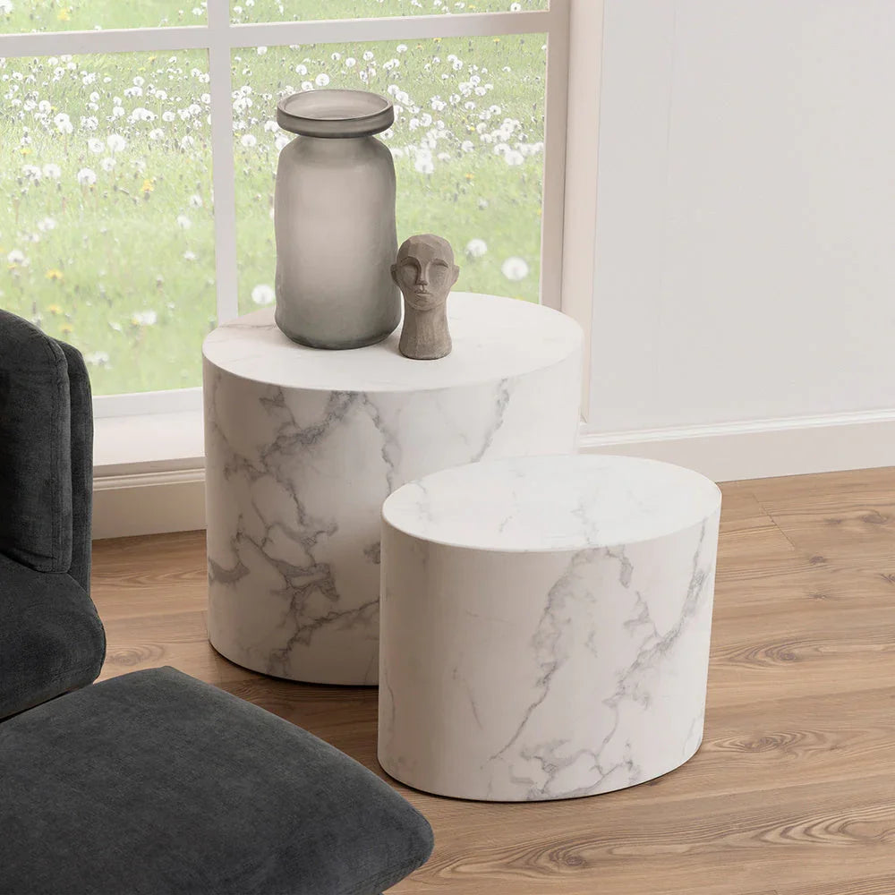 Mice Oval Coffee Table Set - Multiple Colours House Of Avana [[SKU:HOA-COF-406]]