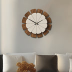 [Vintage Wooden Decor Clock] Decorative Wooden round Wall Clock Artistic Silent Clock Battery Operated Decor for Home 14 16 18 inch Vintage Wooden Clock Home Decor for Kitchen, Living Room, Bedroom, Office House Of Avana