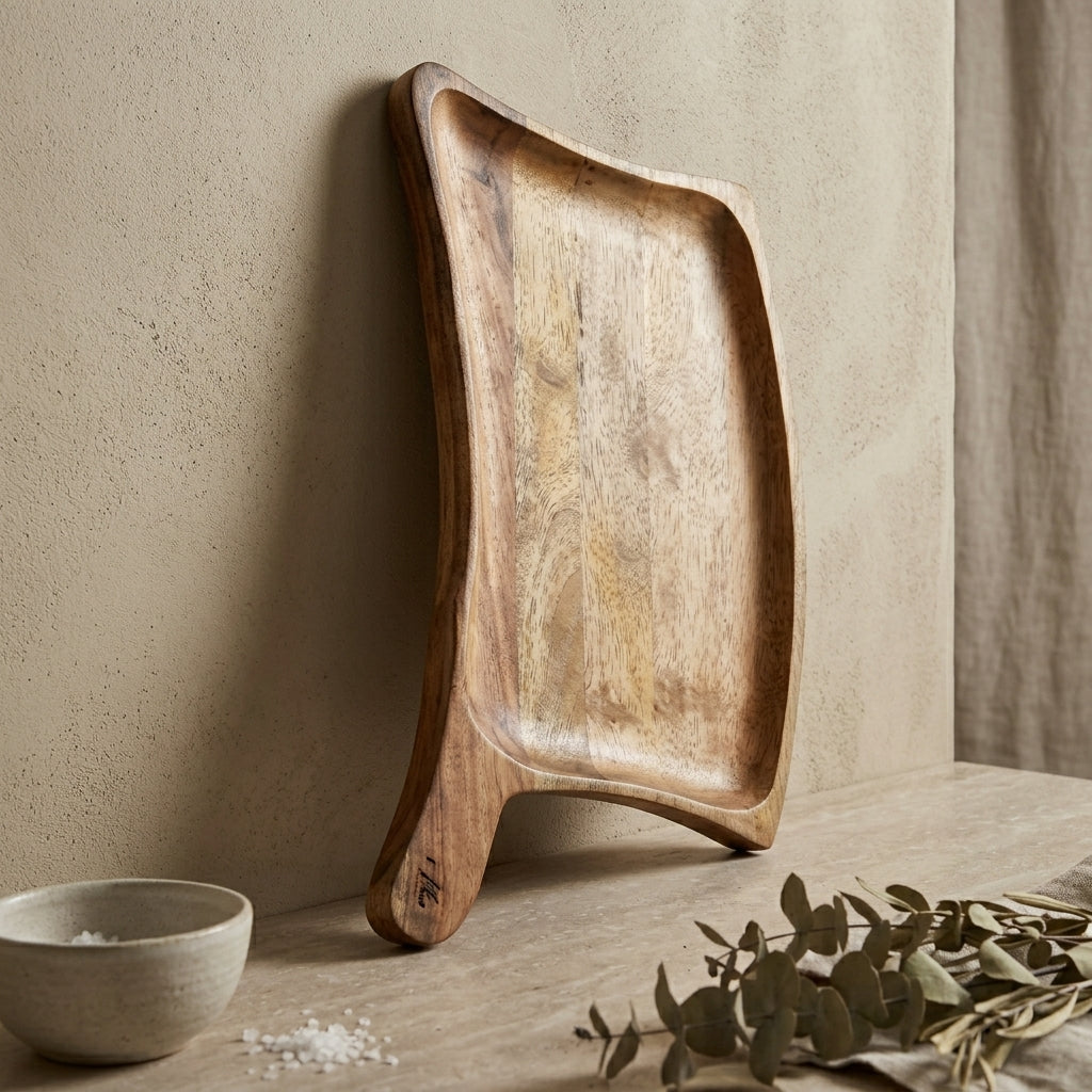 House of Avana Axe Shape Mango Wood Platter