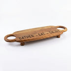 House of Avana Gather Eat Enjoy Mango Wood Platter