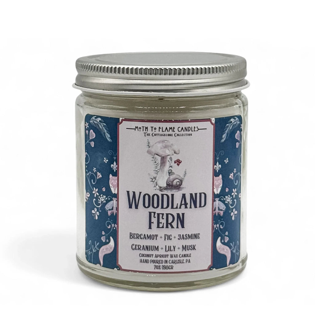 Woodland Fern – Oz Candle, back view - House Of Avana