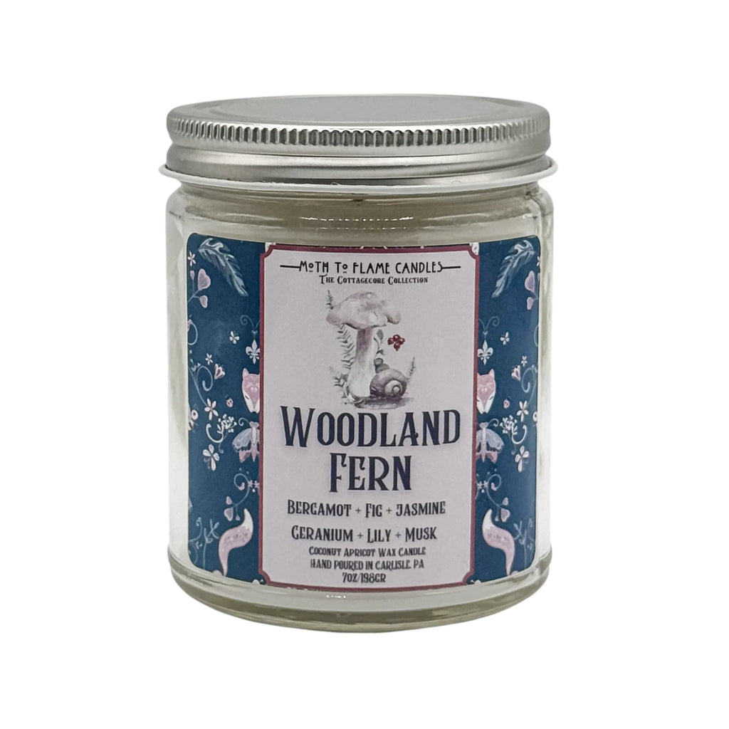 Woodland Fern – Oz Candle, side view - House Of Avana