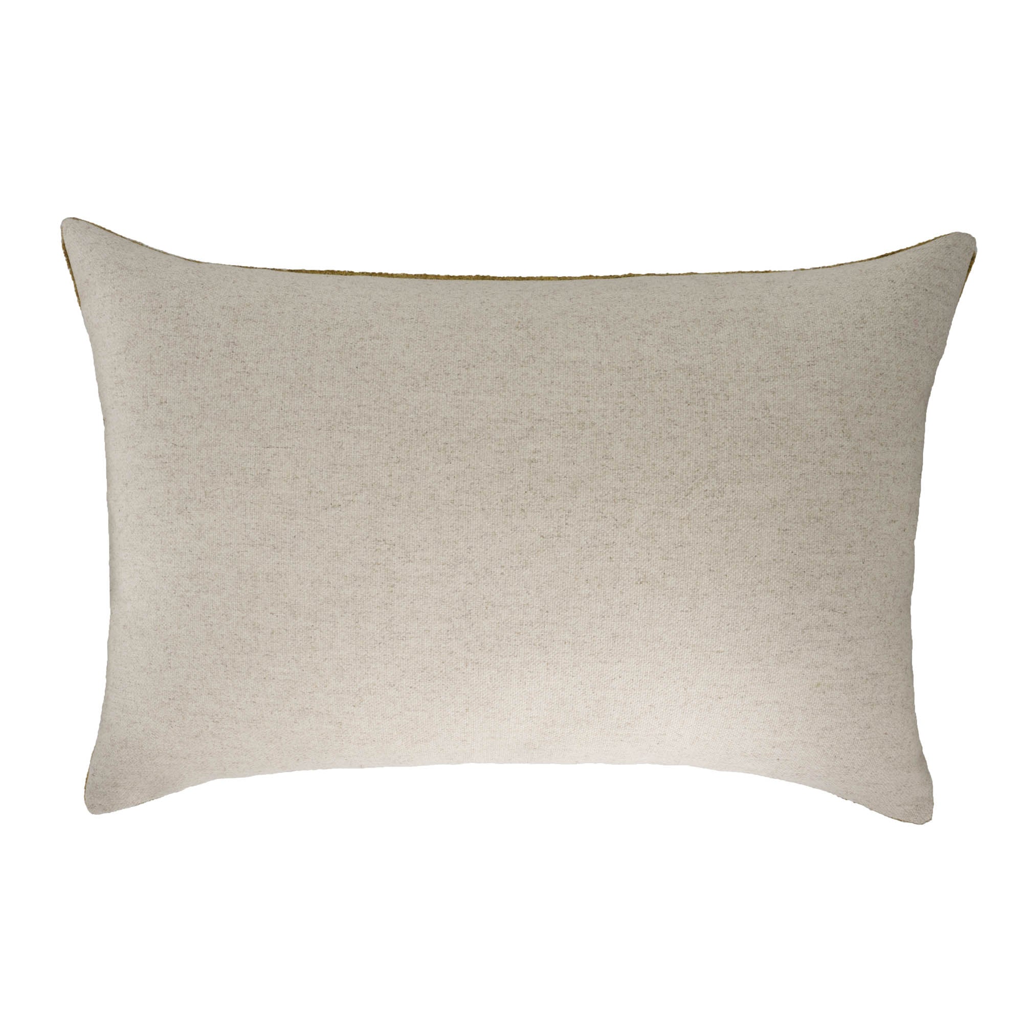 Woodlands Green Silk Velvet Ikat Pillow Cover, 16 x 24
