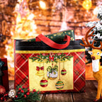 8/16pcs Festive Christmas Gift Bags with Handles - Foldable, Multi-Use Woven Fabric Totes for Gift Packaging, Shopping, and Party Supplies, Red & White Plaid Design, Perfect for Holiday Presents, Gift Bags for Gifts, Gift Pac House Of Avana [[SKU:HOA-STO-412]]