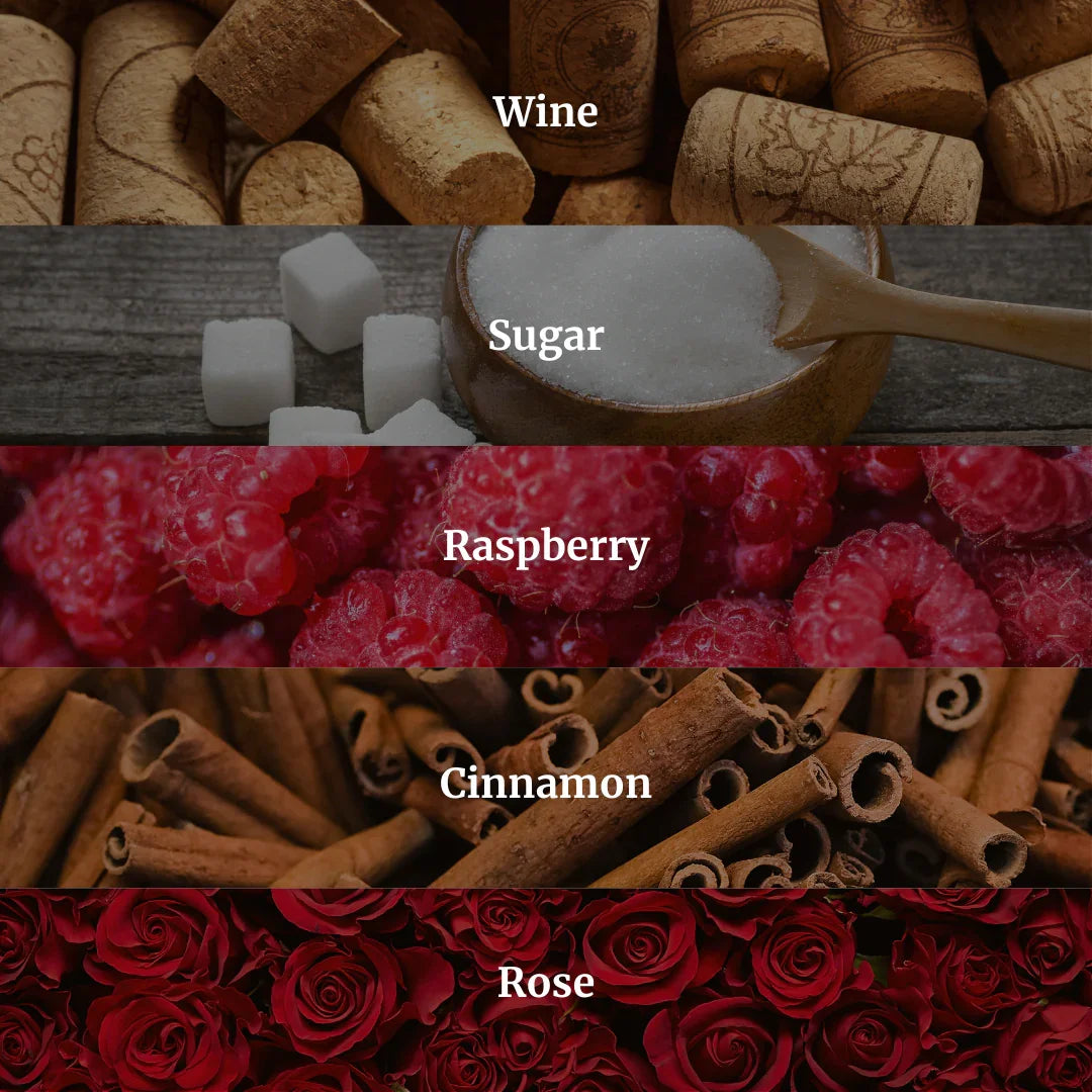 Vineyard Estate Candle 10.6 oz – Cranberry, Wine Spice & Vanilla Sugar Hidden Candles