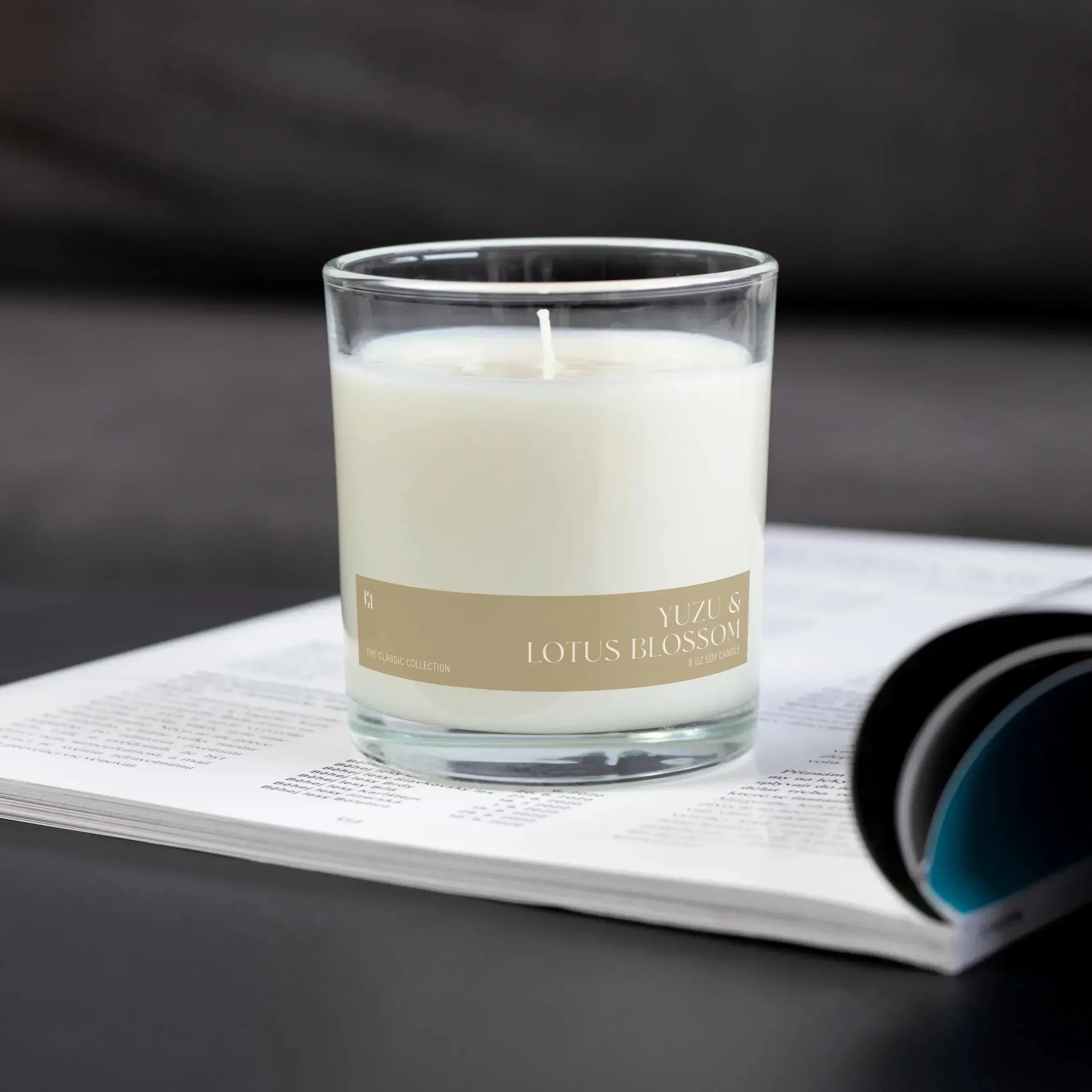Yuzu and Lotus Blossom Candle Pretty Honest Candles