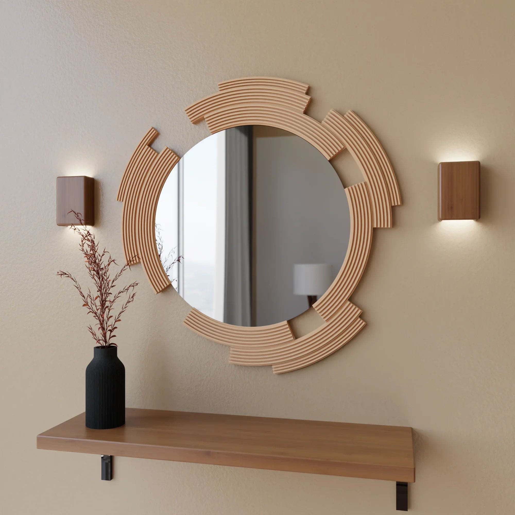 SCULPT Mirror Modernized Pottery