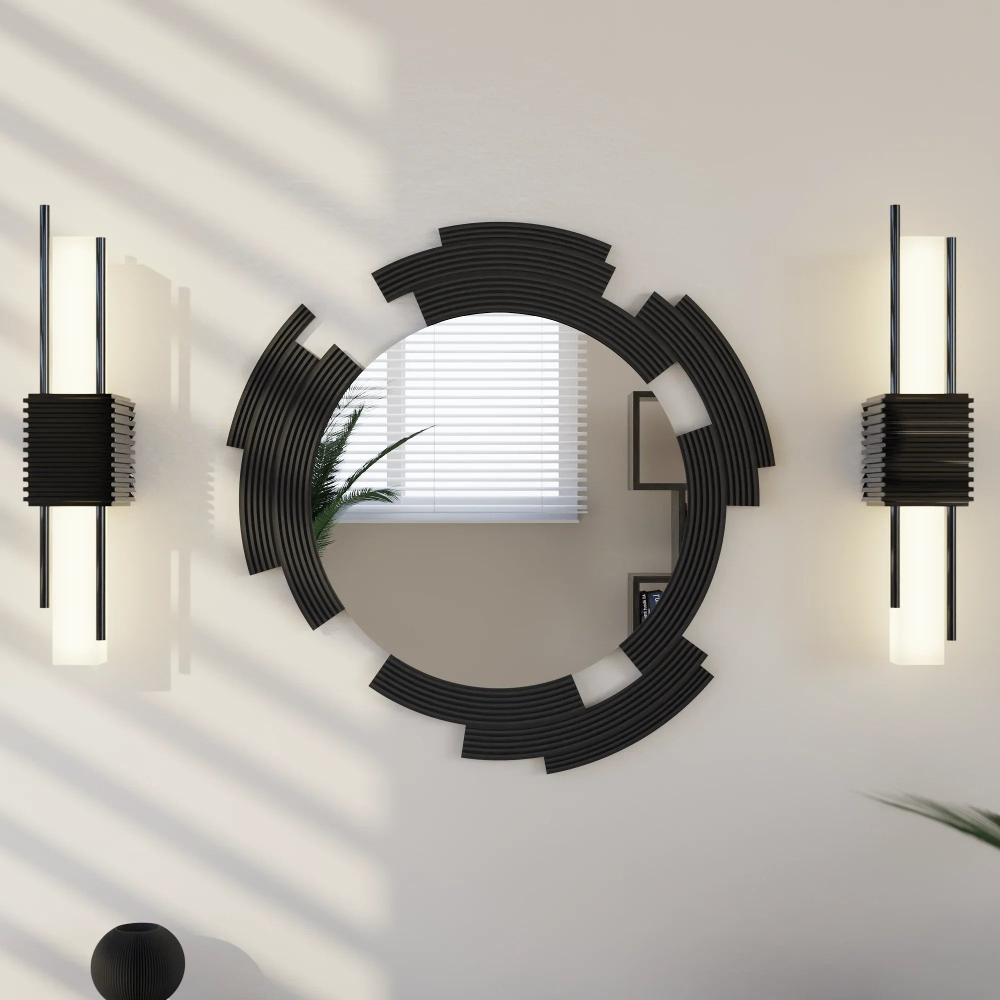 SCULPT Mirror Modernized Pottery