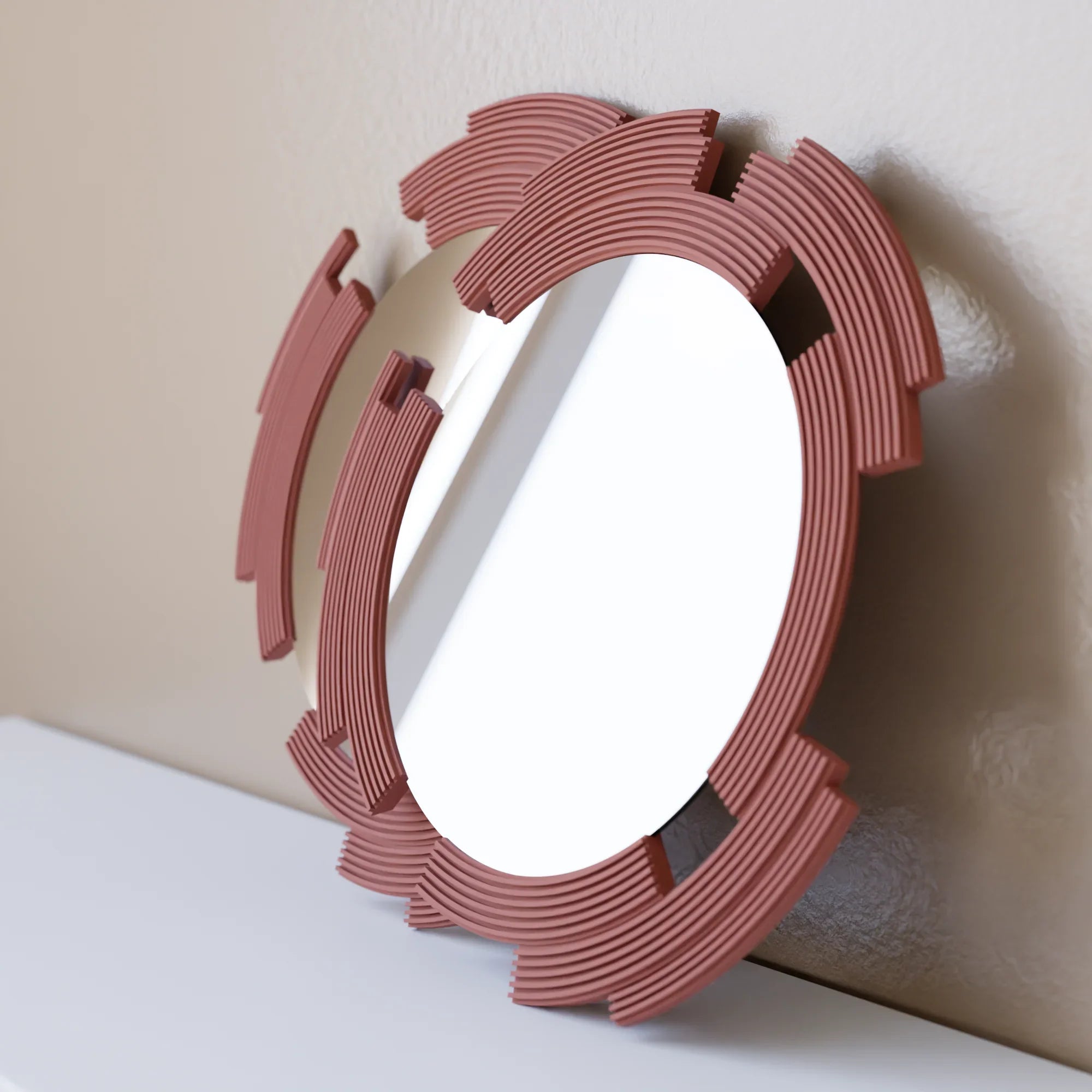 SCULPT Mirror Modernized Pottery