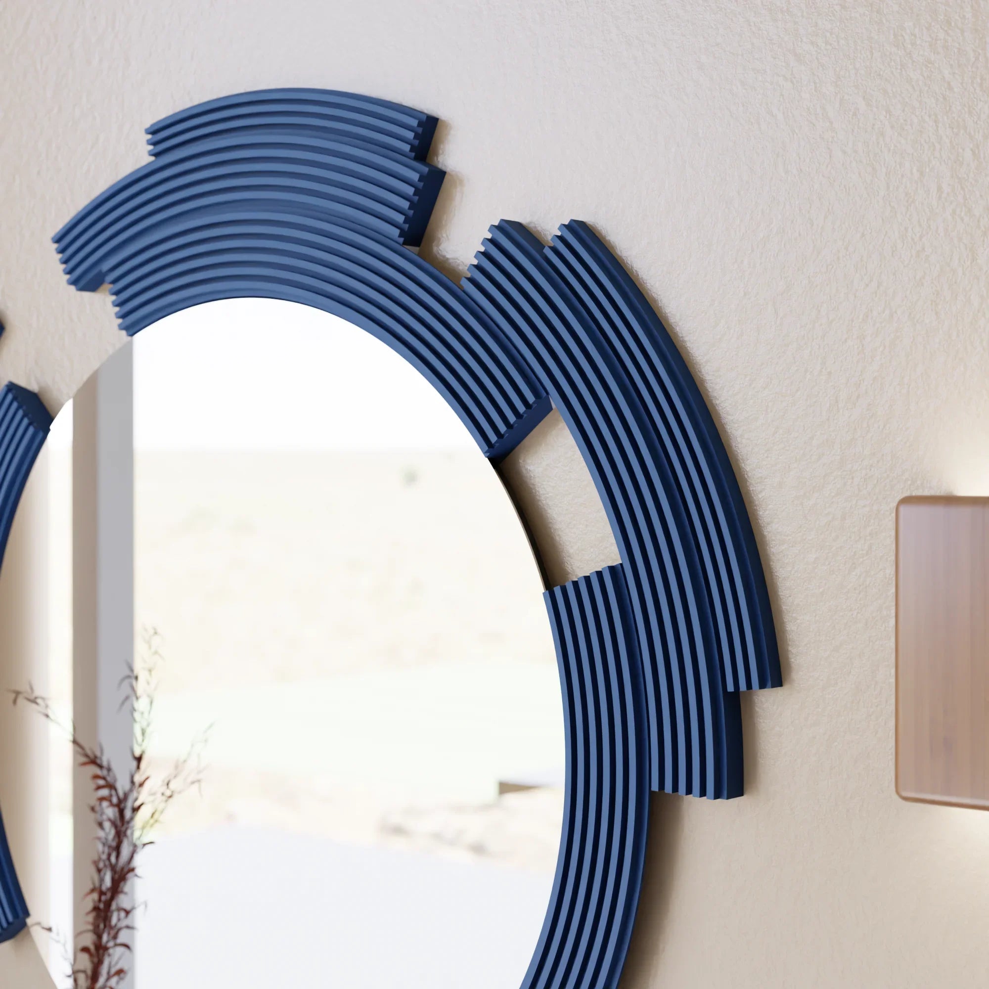 SCULPT Mirror Modernized Pottery