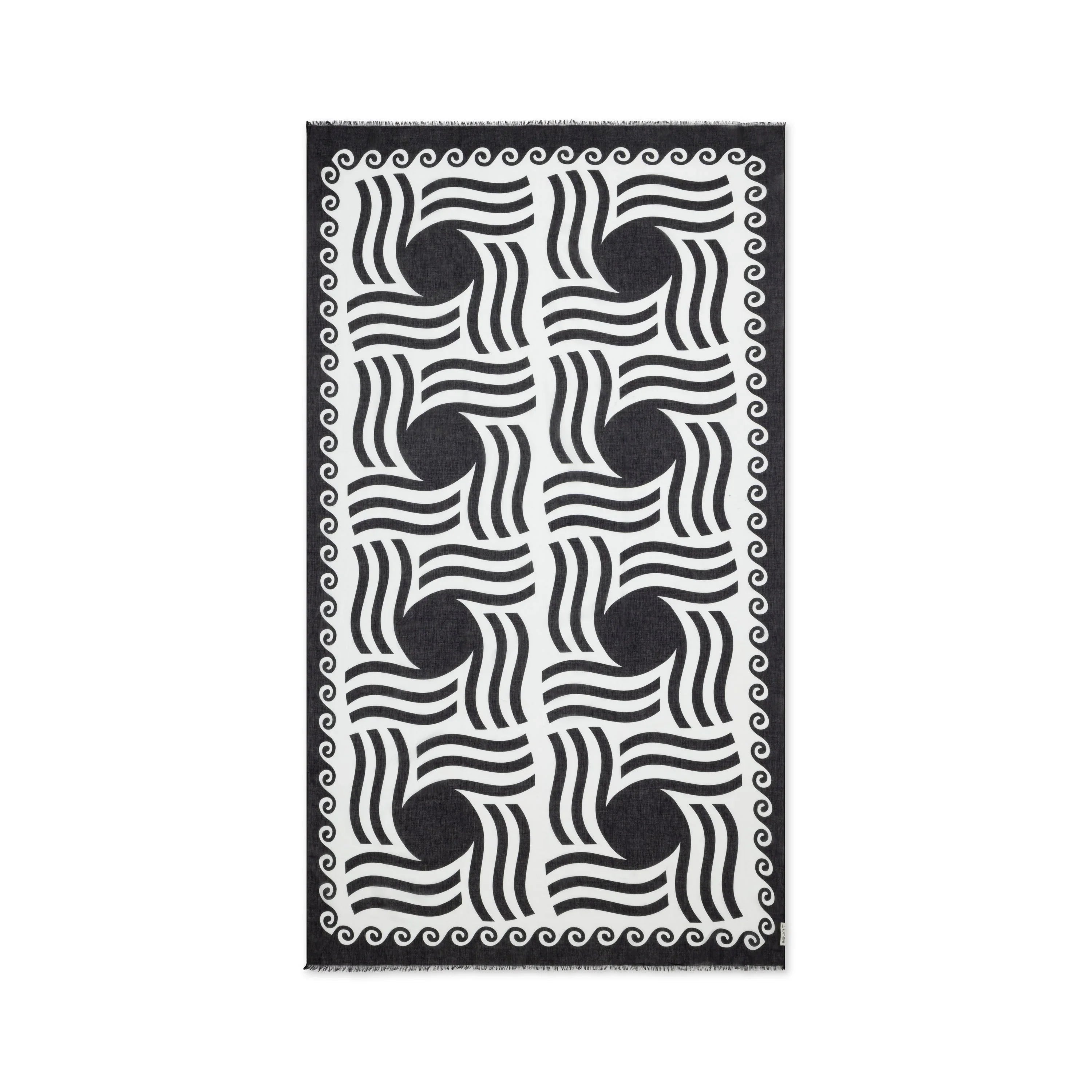 Mykonos Pareo - Midnight Swim Sun Pattern Ruby Mint