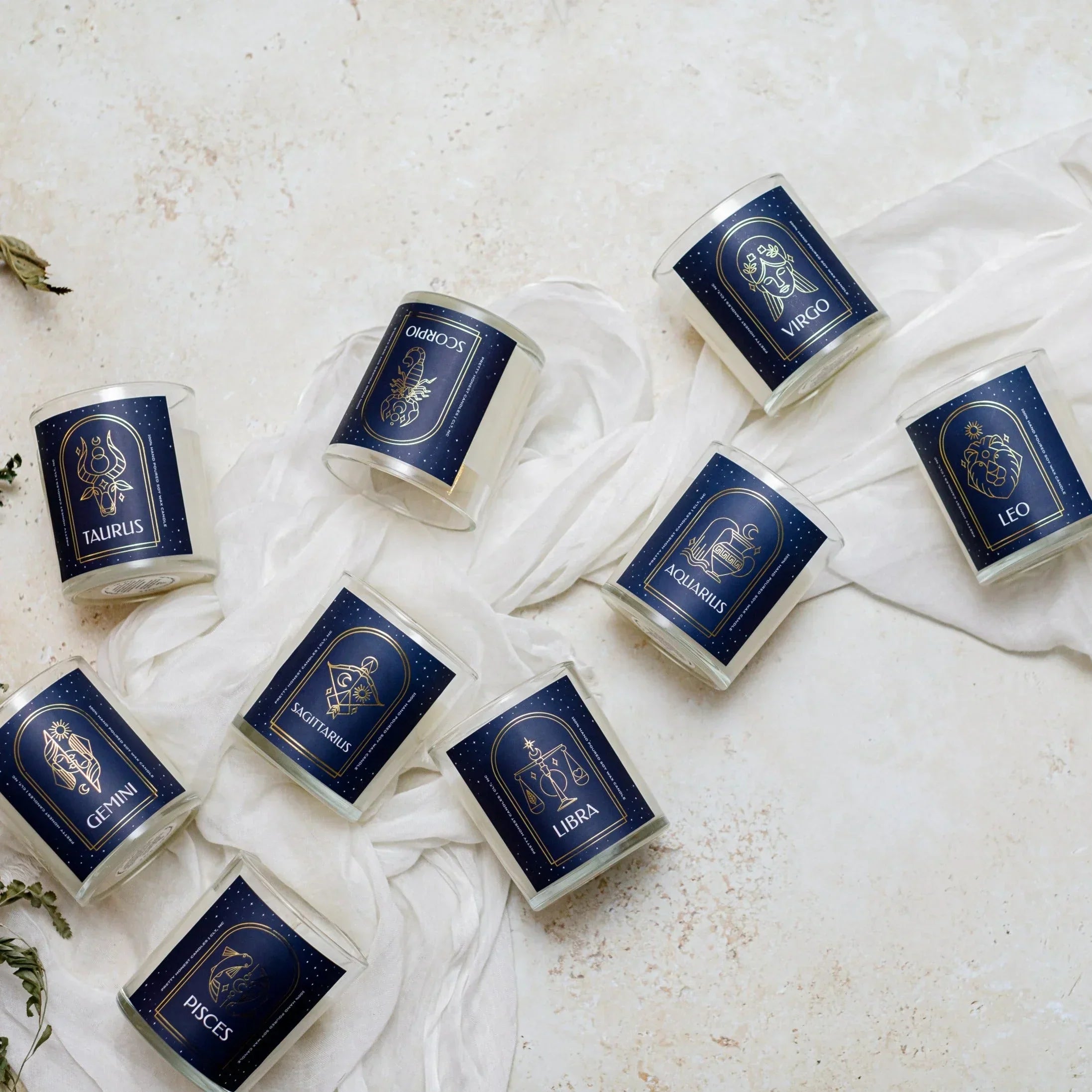 Zodiac Candles Pretty Honest Candles