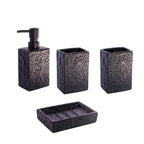 A S Set Featuring a Minimalist Nordic Design in Ceramic, Including a Stone-patterned Wash Cup Set,... - House Of Avana