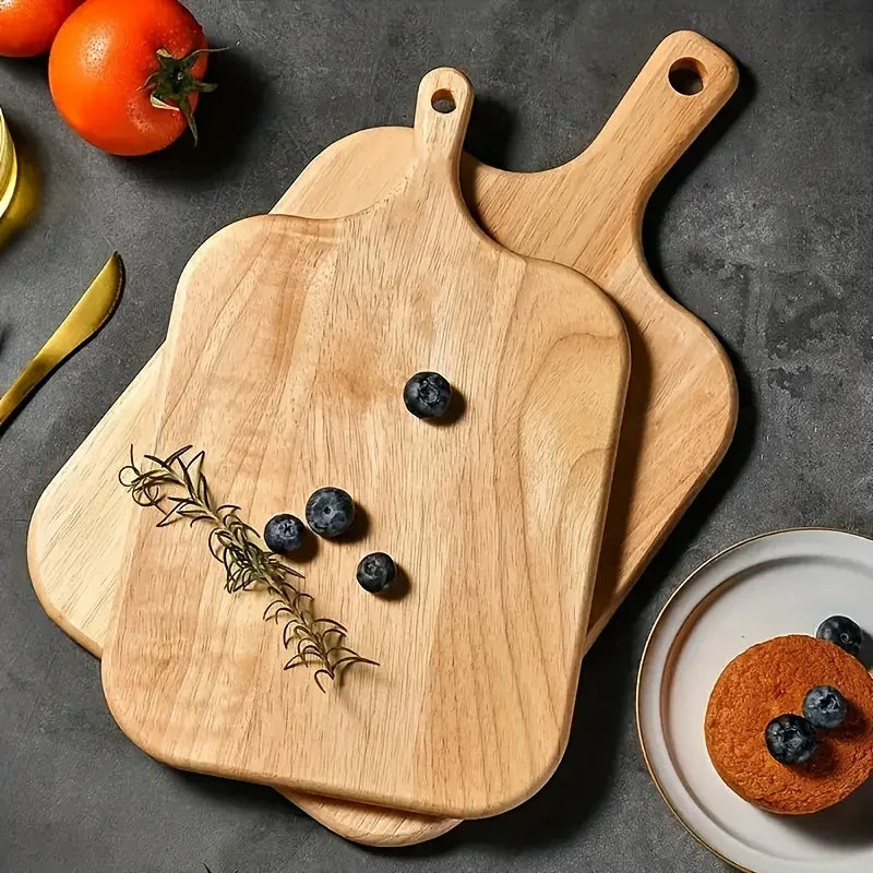 A Solid Wood Cutting Board Designed for Food Preparation, Suitable for Chopping Vegetables, Fruits, and... - House Of Avana