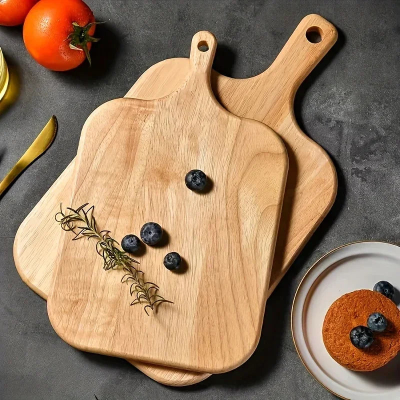 A Solid Wood Cutting Board Designed for Food Preparation, Suitable for Chopping Vegetables, Fruits, and... - House Of Avana