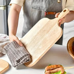 A Solid Wood Cutting Board Designed for Food Preparation, Suitable for Chopping Vegetables, Fruits, and... - House Of Avana