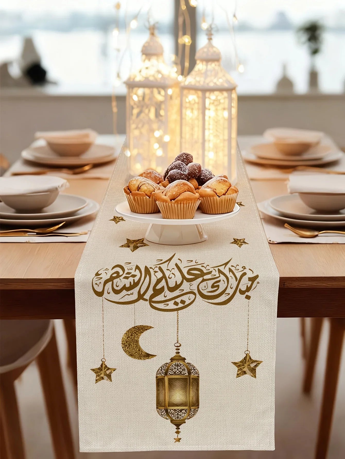 Table Runner - Rectangular Cotton Linen Rectangular