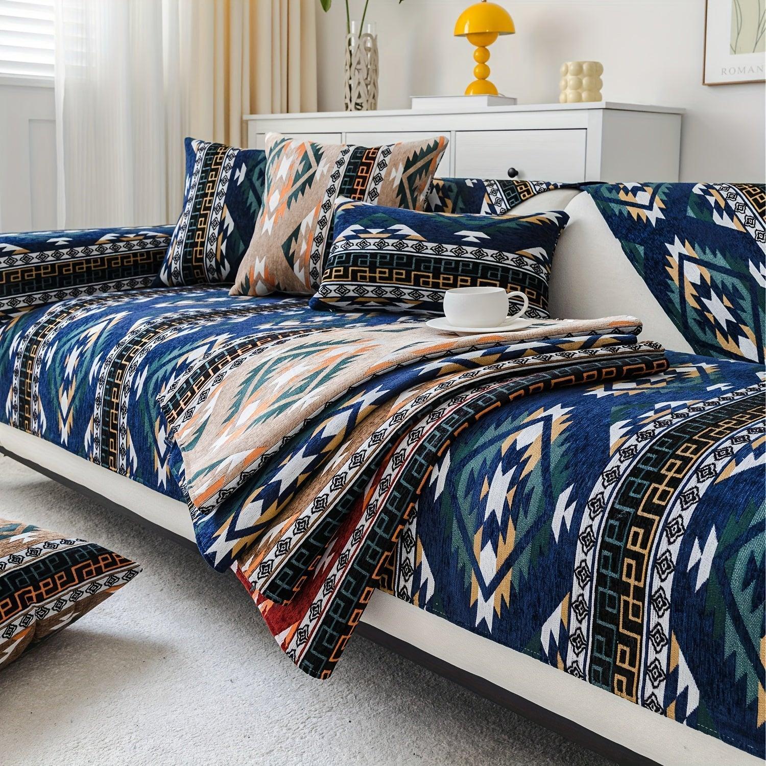 Linen Couch Slipcover | Boho Dog Proof Couch Slipcovers for All-Season topspet