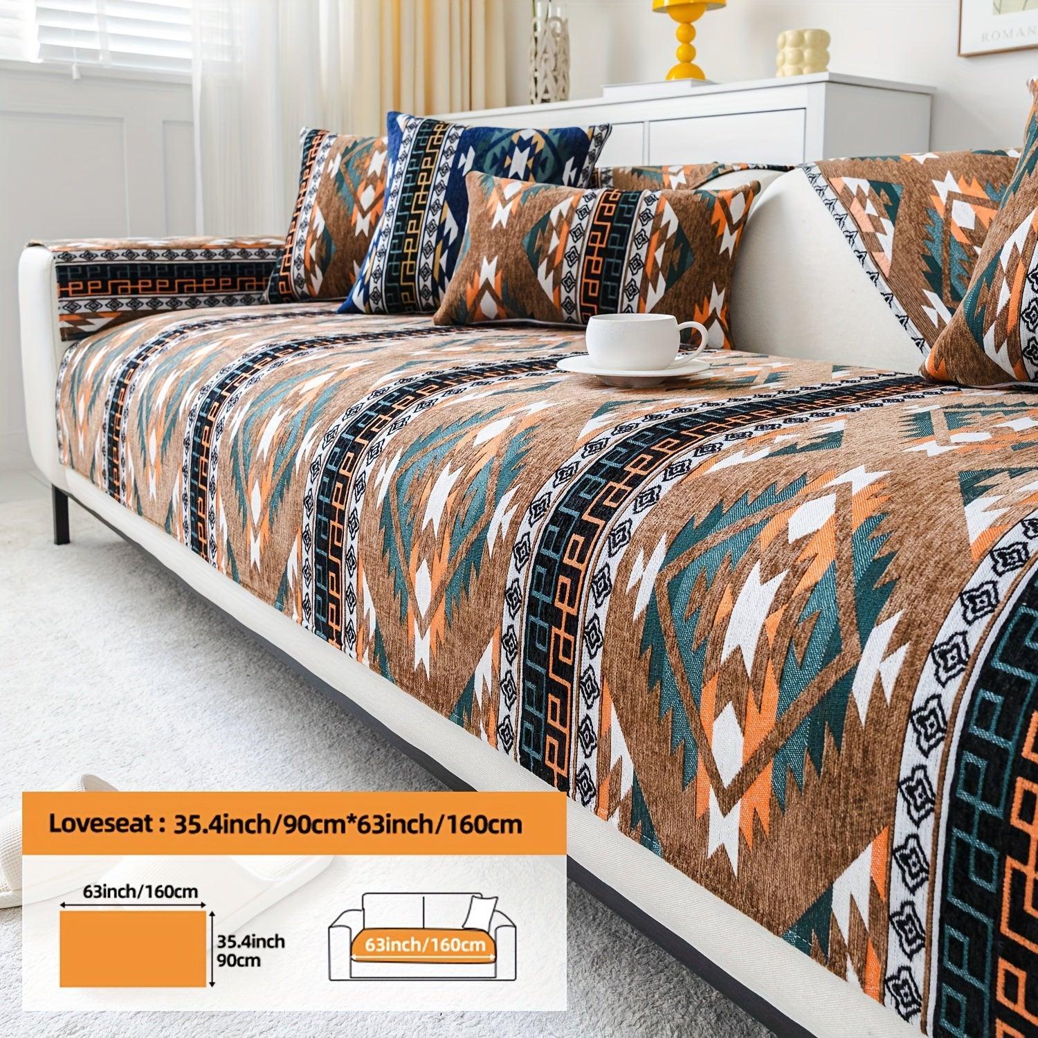 Linen Couch Slipcover | Boho Dog Proof Couch Slipcovers for All-Season topspet