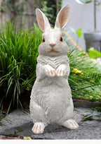Charming Resin Rabbit Statue - Versatile Indoor/Outdoor Decor for Garden, Patio, and Home House Of Avana