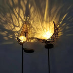 Solar Garden Light - Cracked Glass Sphere