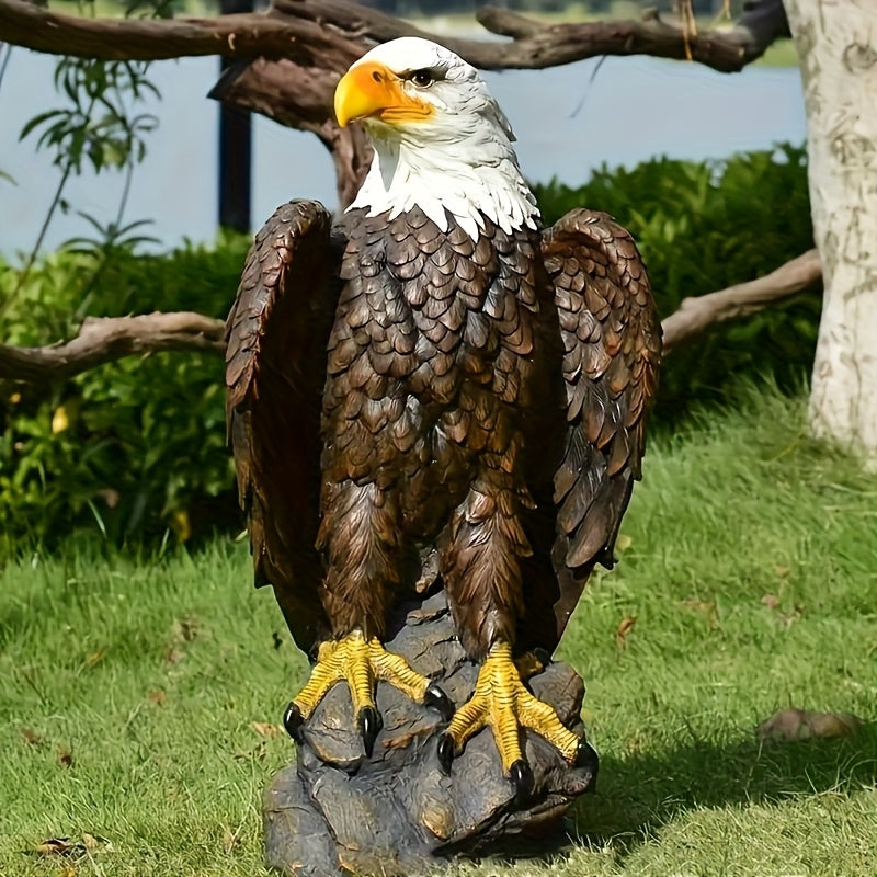 24.5in Huge Eagle Statue, Garden Patio Ornament For Garden, Porch House Of Avana