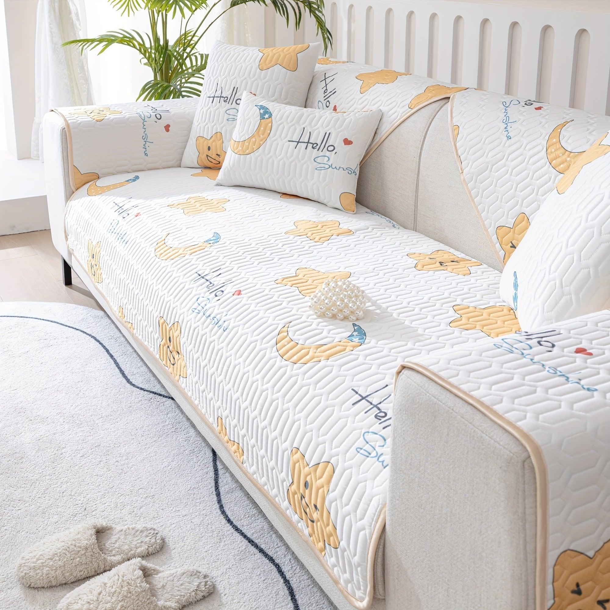 Cooling Ice Silk Dog Proof Couch Cover - Protect Your Sofa in Style topspet