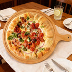 Pizza Peel - Natural Bamboo Round 28x42cm