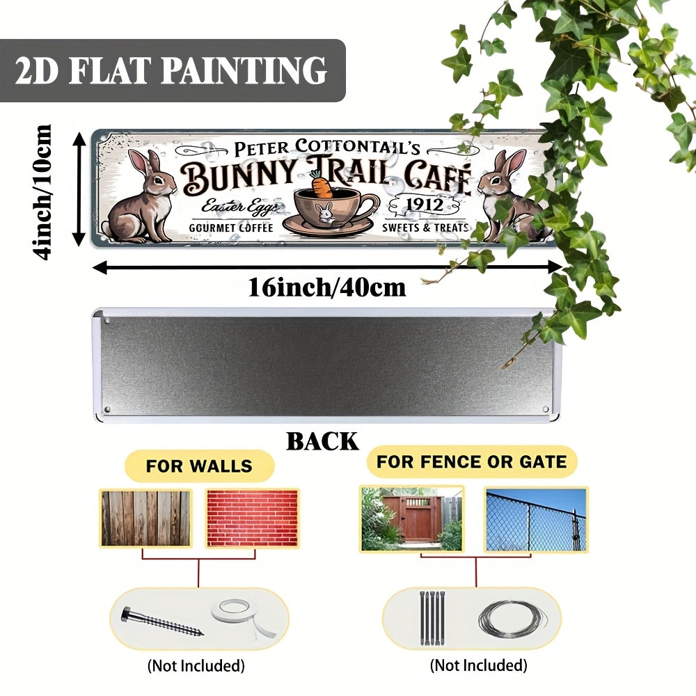 Metal Sign - Rustic Metal 16X4 Inch