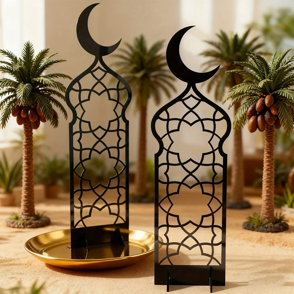 Ornament - Acrylic Flower Moon Set