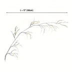 6ft Pre-Lit Birch Garland with 48 Warm White LEDs - Battery- Indoor/Outdoor Christmas Decoration with Remote Control & Timer, Realistic Branches with Fake Snow & Leaves, Durable Plastic for Fireplace Mantel, Table Centerpiece House Of Avana