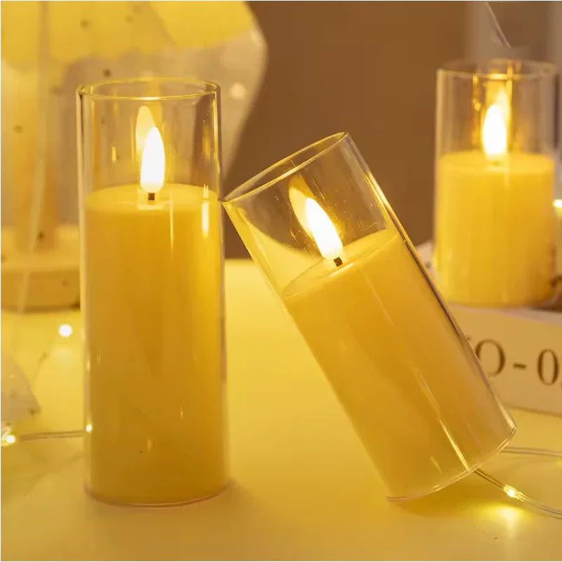 Candles - Flameless LED Plastic 3-Piece