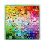 Abc Hidden Pictures Minky Quilt Panel, back view - House Of Avana