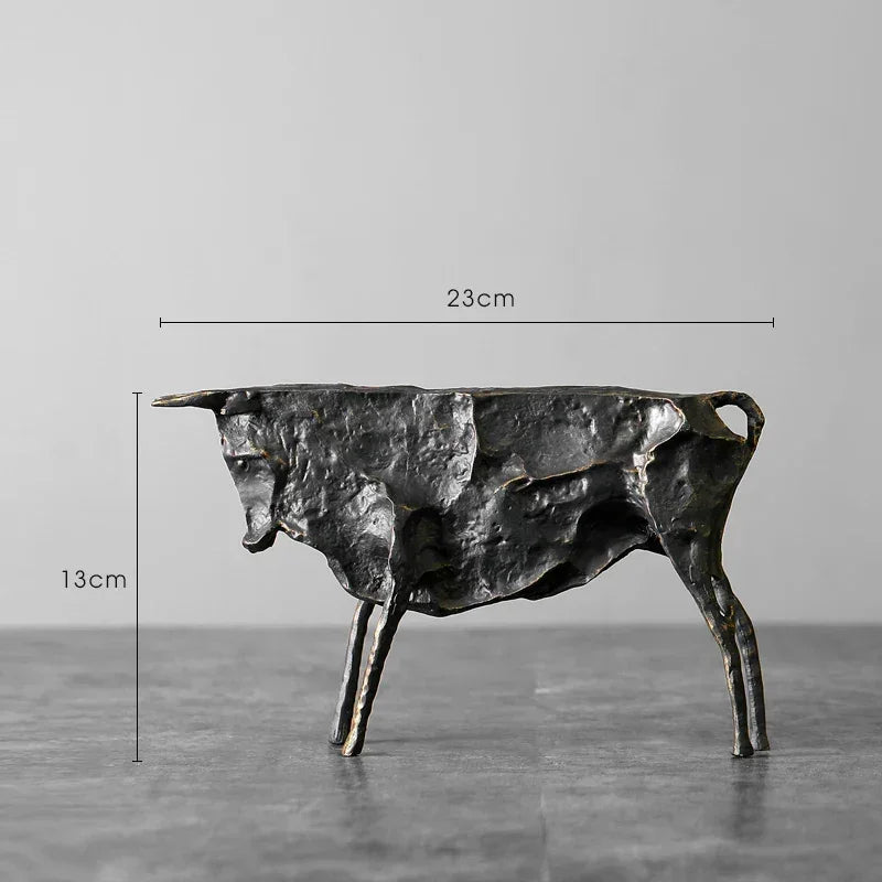 Creative Abstract Bull Statue By Picasso Famous Animal Sculpture Figurine Picasso Ox Art Collection Home... - House Of Avana
