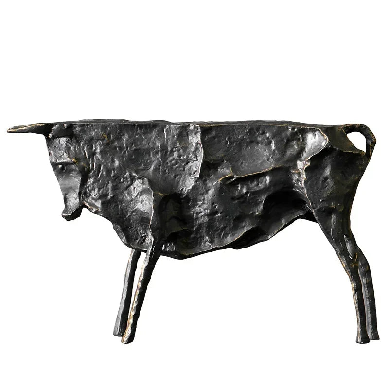 Creative Abstract Bull Statue By Picasso Famous Animal Sculpture Figurine Picasso Ox Art Collection Home... - House Of Avana