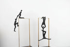 Abstract Climbing Figure - Modern Desk Statue, detail shot - House Of Avana