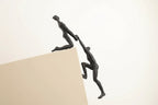 Abstract Climbing Figure - Modern Desk Statue, lifestyle image - House Of Avana