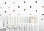 Abstract Curved Arrows - Fabric Nursery Wall Art Decals, front view - House Of Avana