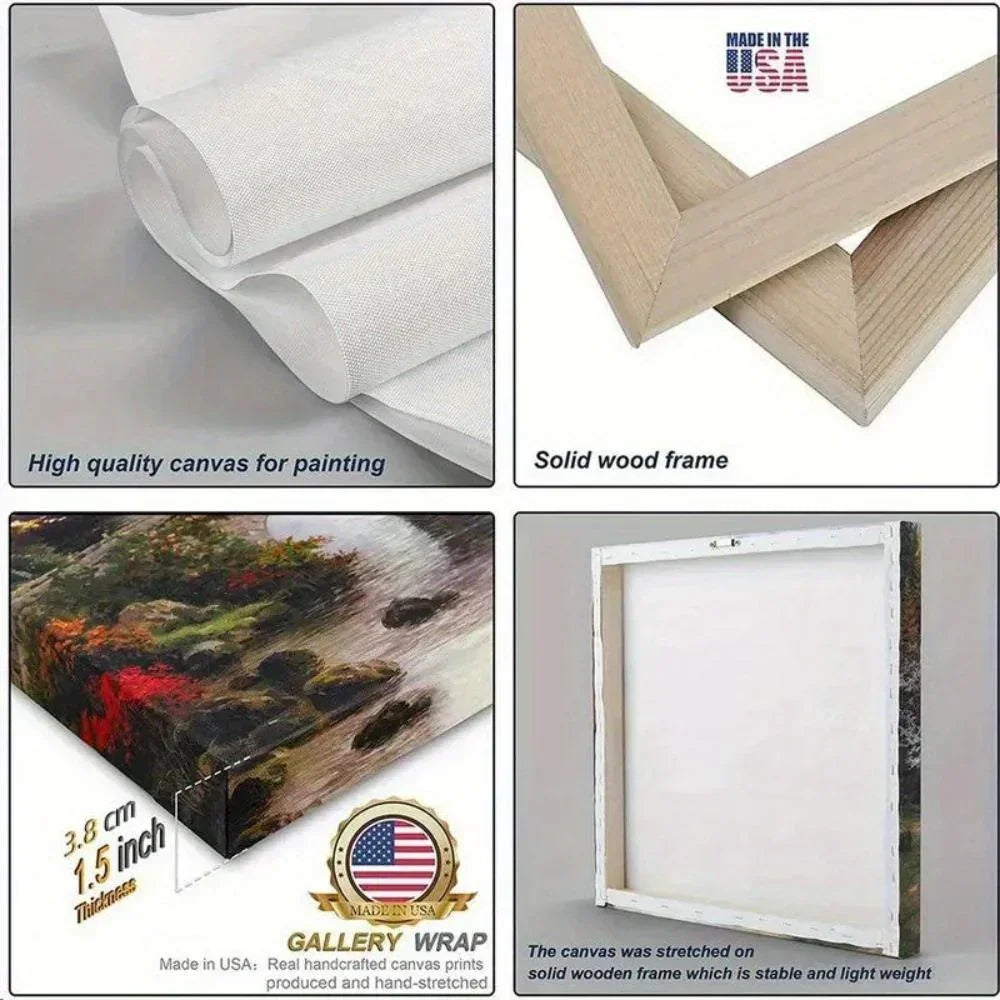 Luxury Canvas Abstract Art High Quality Wall Decor, detail shot - House Of Avana