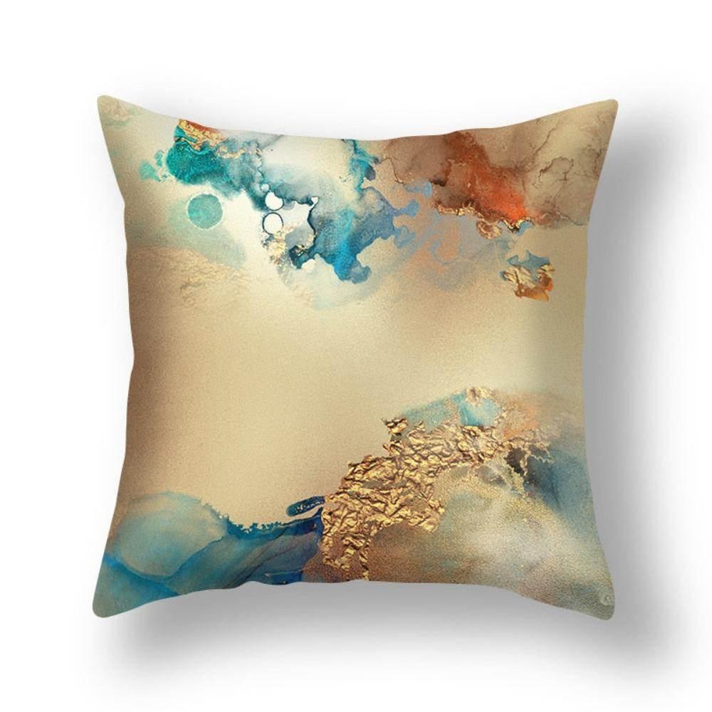 Abstract Geometric Print Cushion Cover for Home Decor, detail shot - House Of Avana