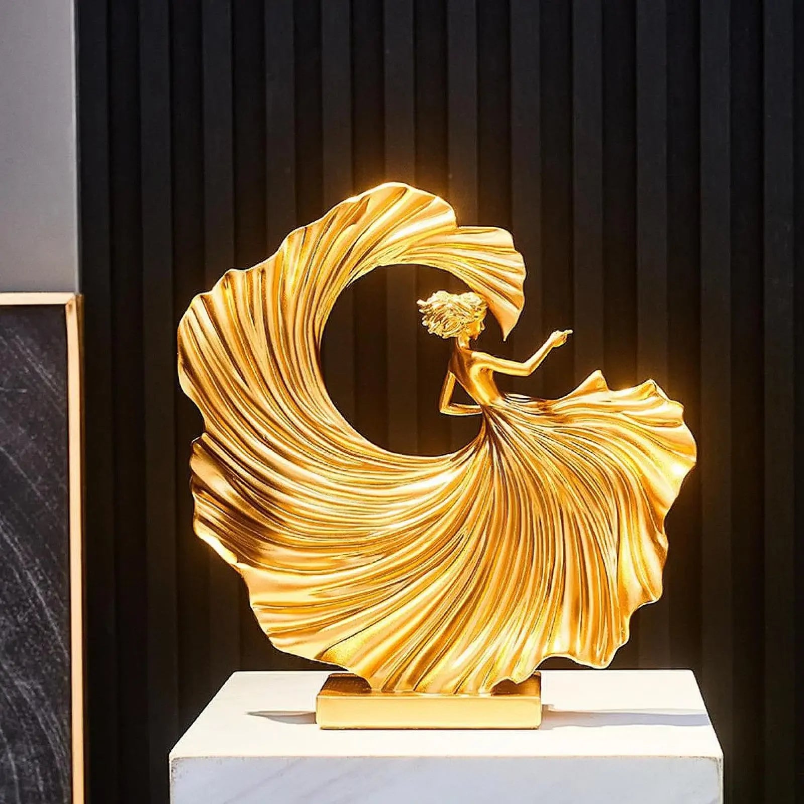 Modern Ballet Dancer Statue - House Of Avana