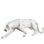 Abstract Panther Statue with Geometric Pattern - House Of Avana