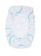 Abstract Peach Diamond Patterns - Minky / Jersey Crib Sheets, detail shot - House Of Avana