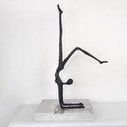 Abstract Sculpture - Modern Iron Dancer, lifestyle image - House Of Avana
