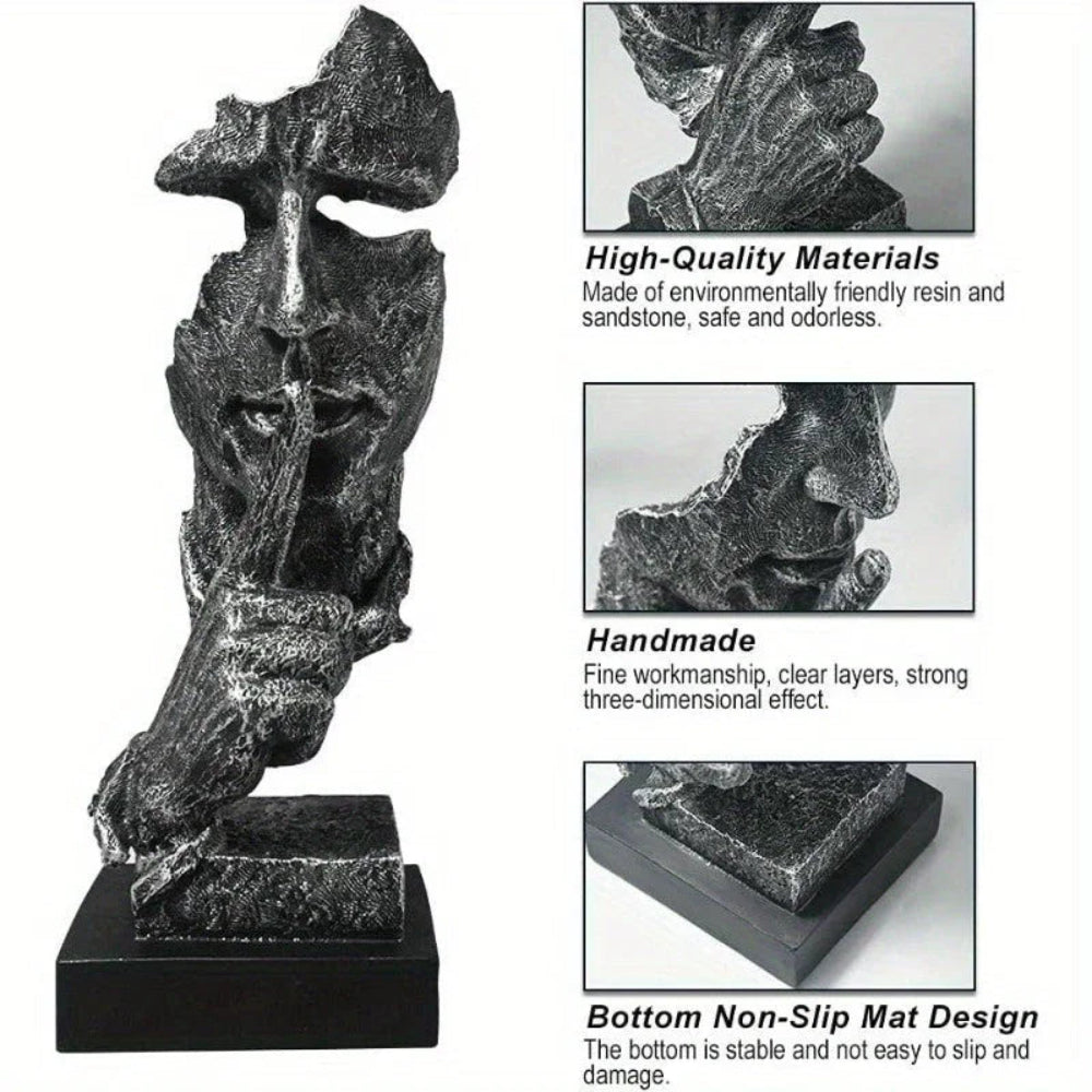 Silent Thinker Abstract Sculpture - House Of Avana