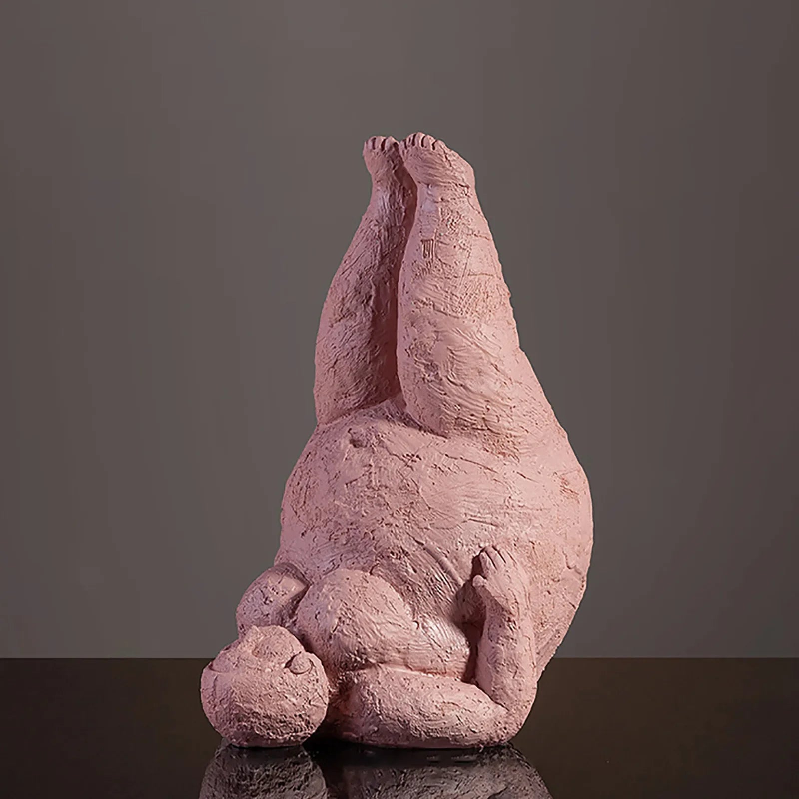 Abstract Sculpture Graceful Yoga Fat Woman Artwork Bedroom Living Room Home Decoration Ornaments Resin... - House Of Avana